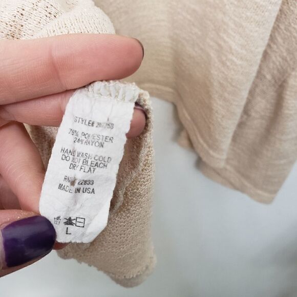 Foreign Exchange Open Style Flowy Cardigan Size L - Picture 5 of 5